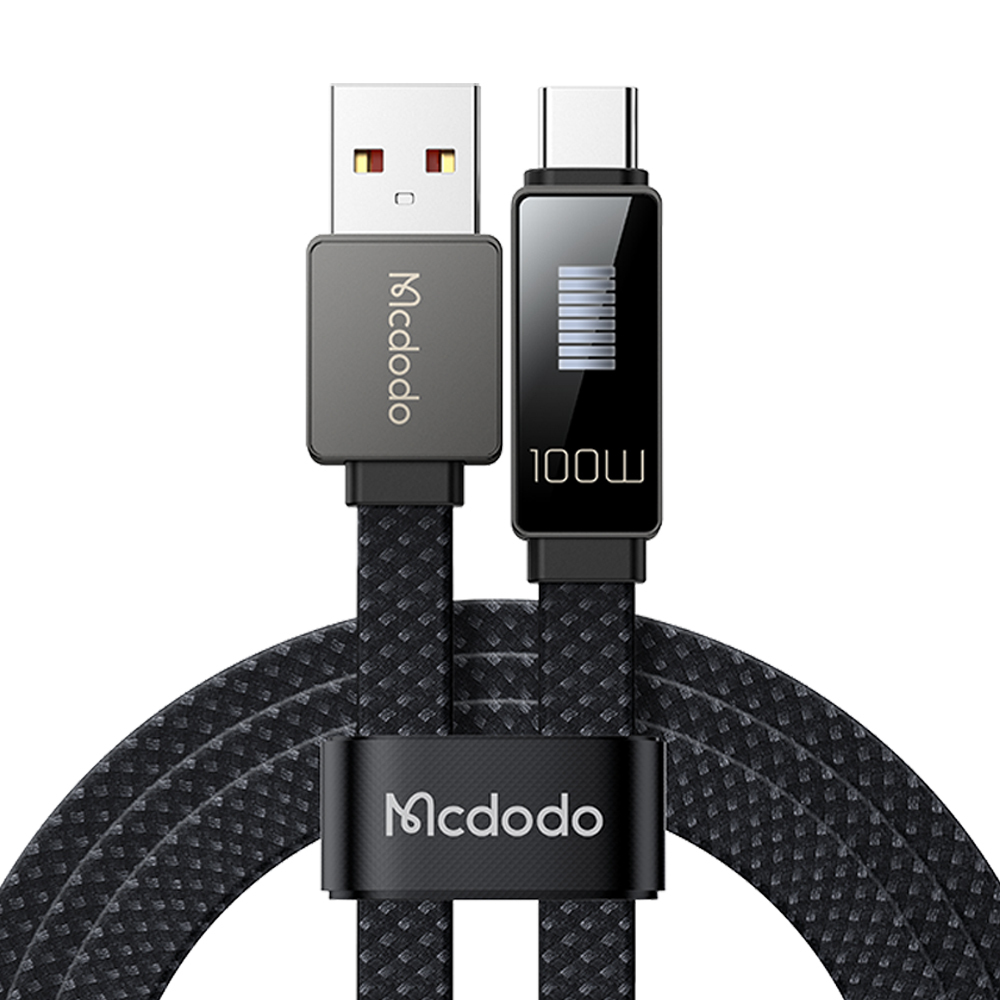Mcdodo 麥多多 Type-C充電線傳輸線快充線閃充線 100W 跑馬燈 律能 1.2M