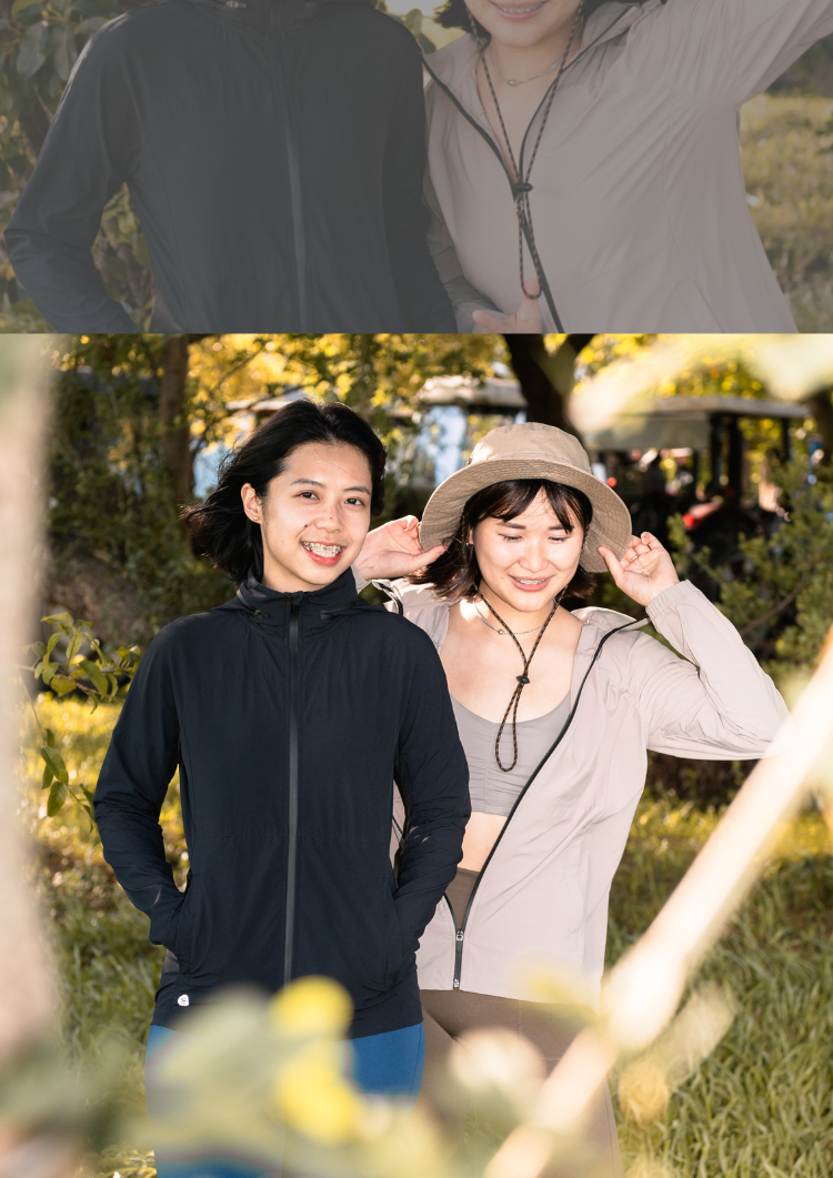 連帽立領防風外套雙人實穿