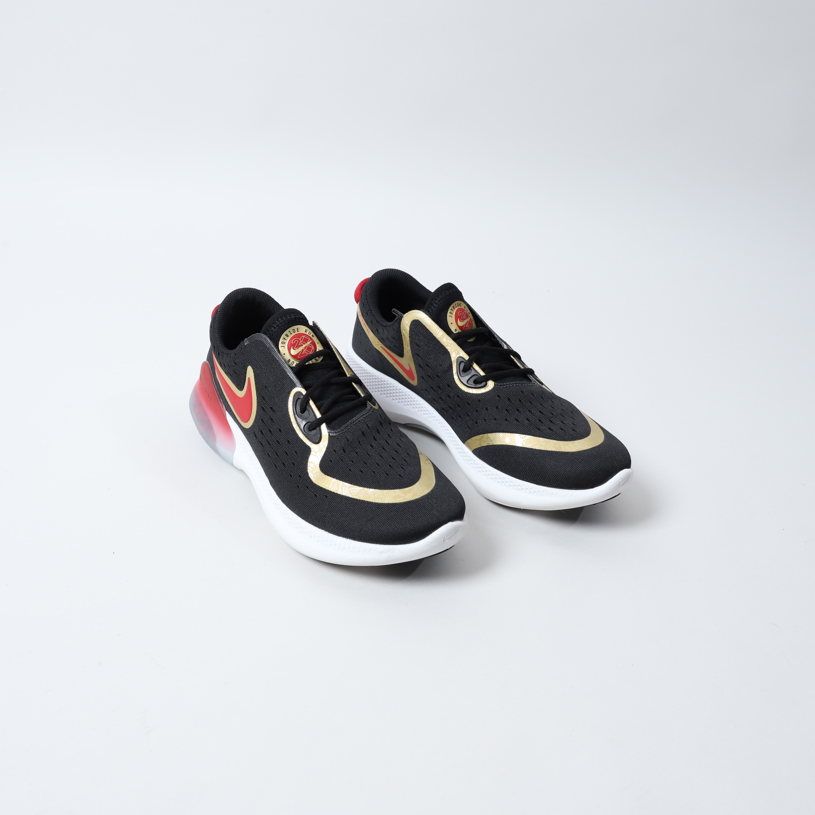 【二手 US9/27CM】NIKE JOYRIDE RUN 2 POD 黑紅金 CNY 新年 避震球 慢跑鞋【CU3008-071】