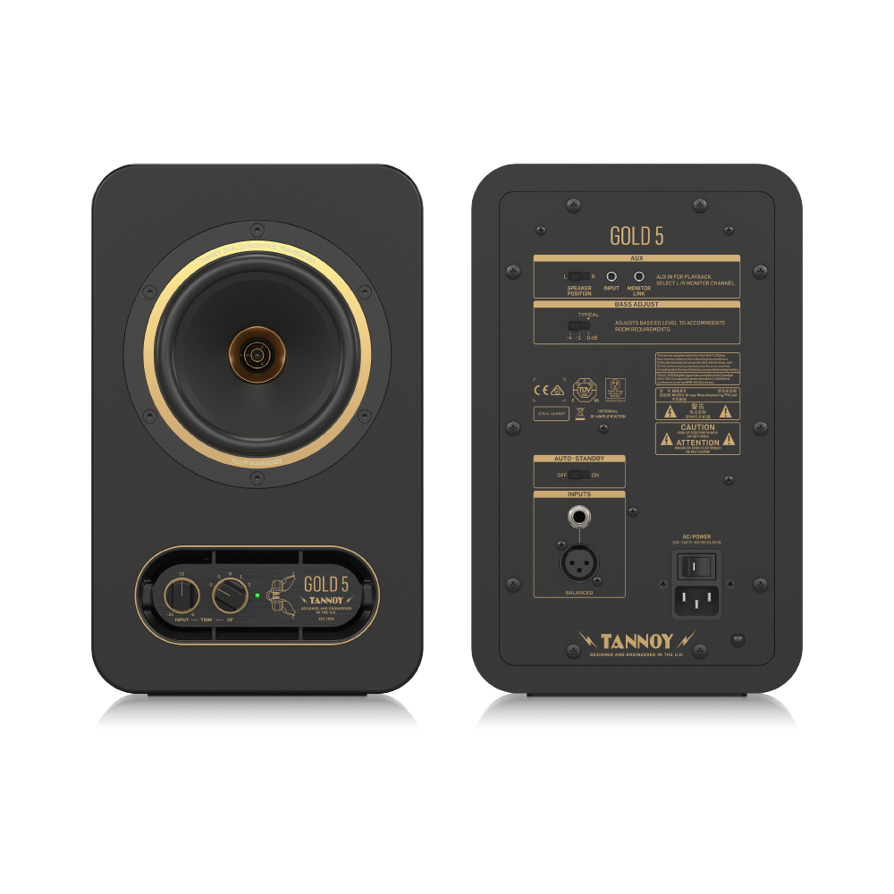(預購中)Tannoy (預購中)Tannoy / Gold 5 5吋 主動式錄音監聽喇叭(5吋, 200W)(對) 第 2 張圖片｜三峽錄音 / 音響