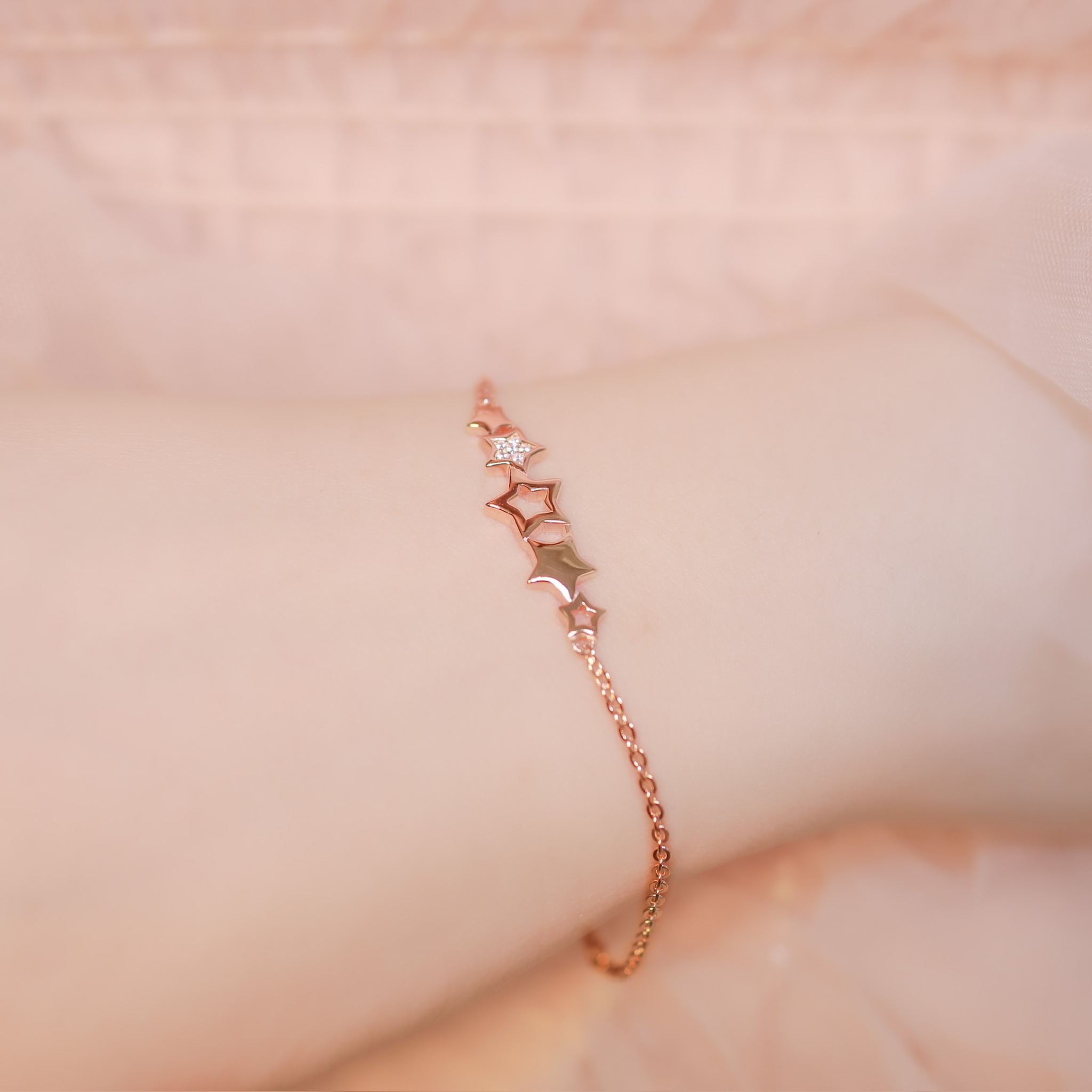 | 925 Silver・Rose Gold | Collect Starlit Bracelet | BR0609 |