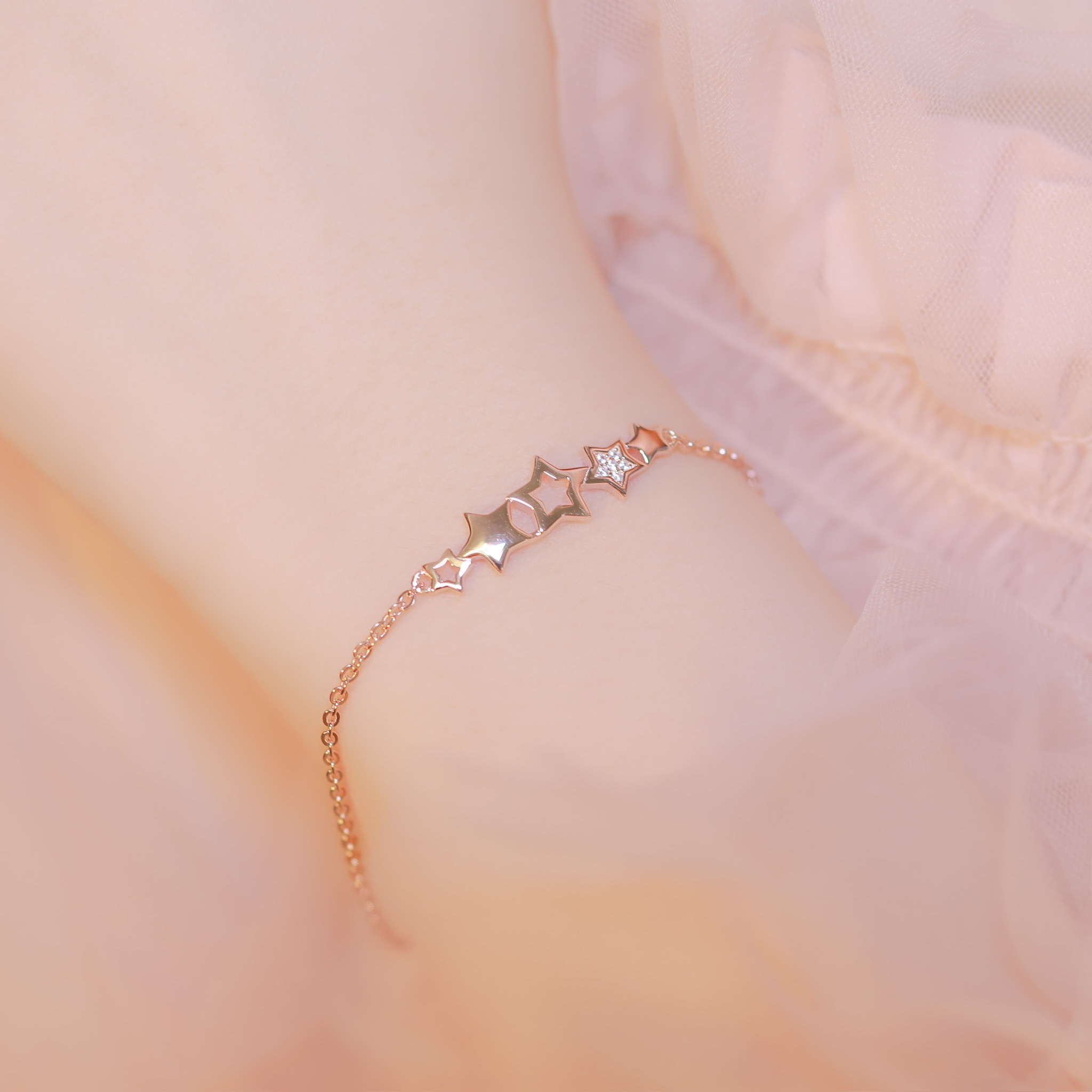 | 925 Silver・Rose Gold | Collect Starlit Bracelet | BR0609 |