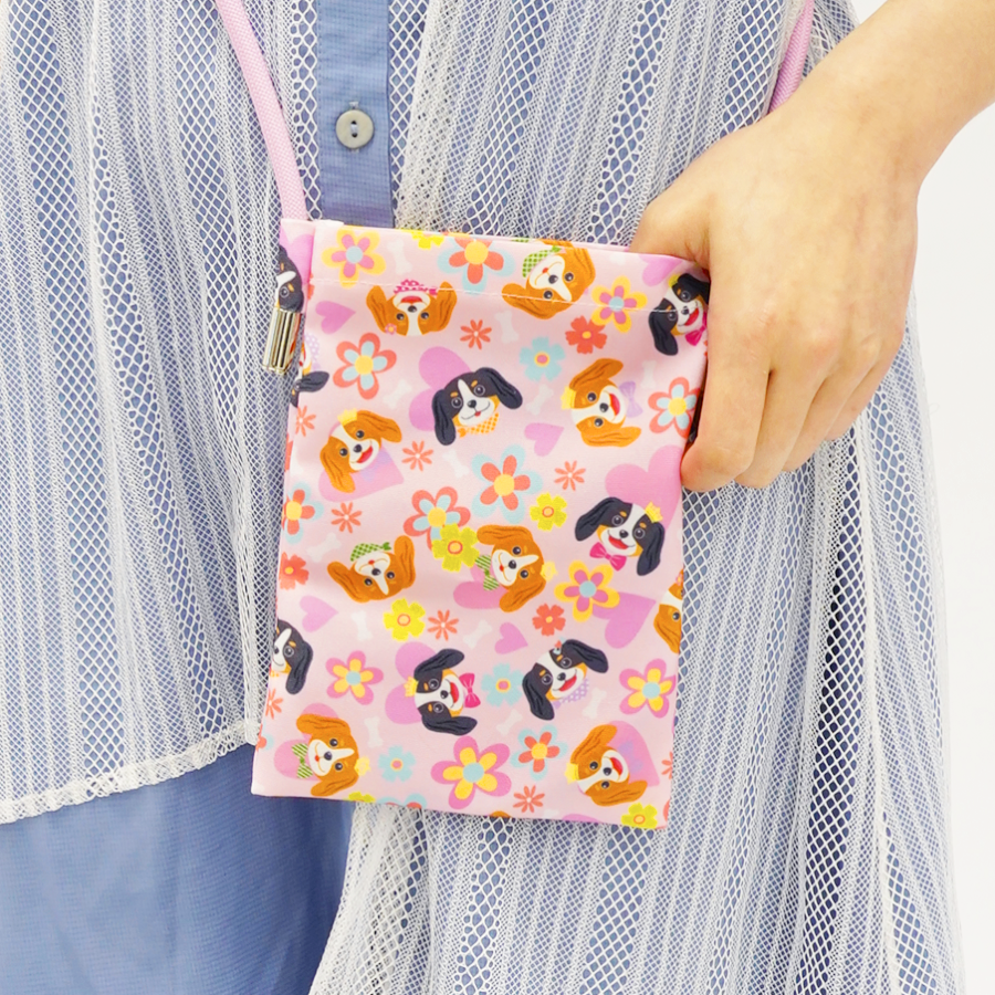 Cavalier King Charles Spaniel Pattern Cross Shoulder Small Bag