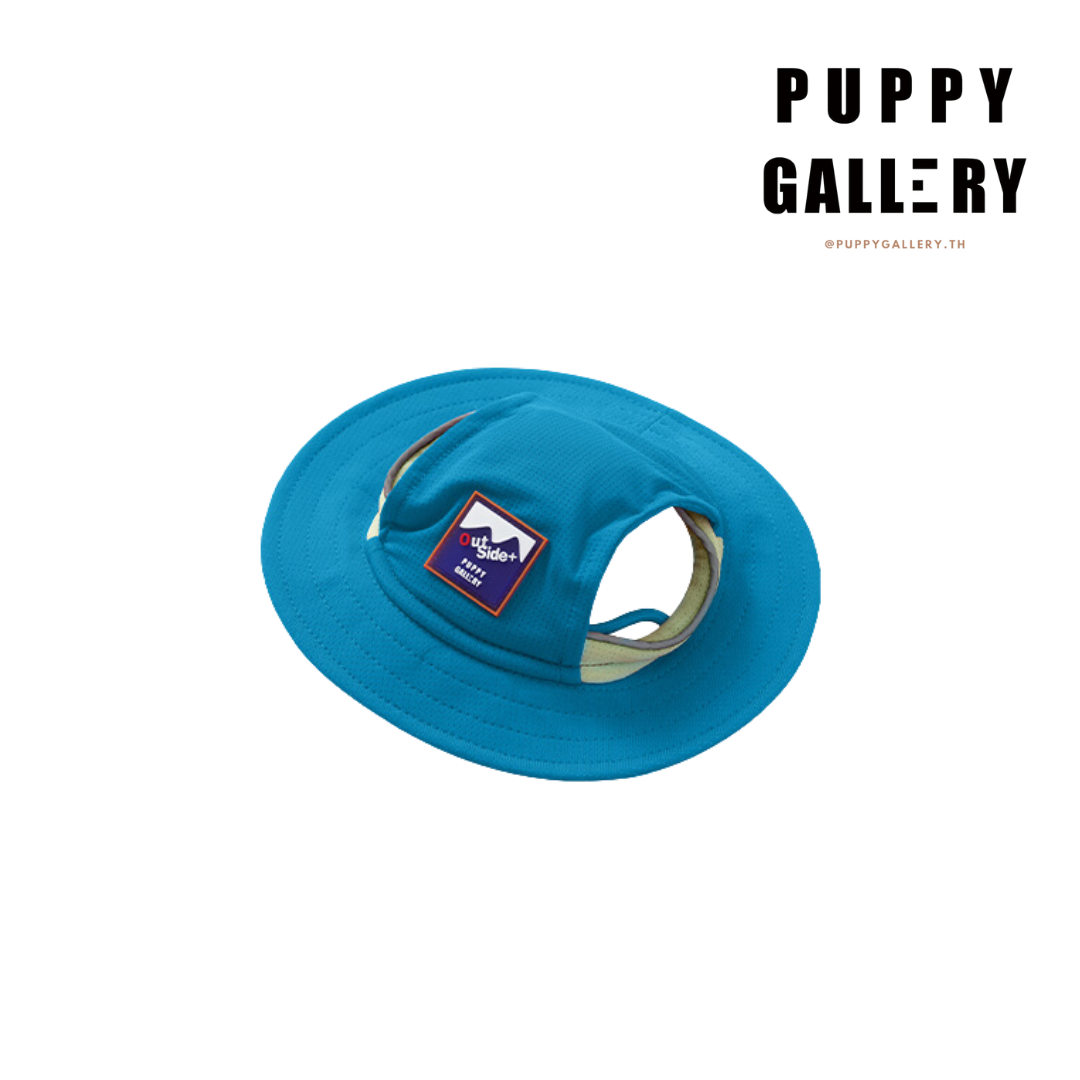 Puppy Gallery 涼感漁夫帽(孔雀藍色)