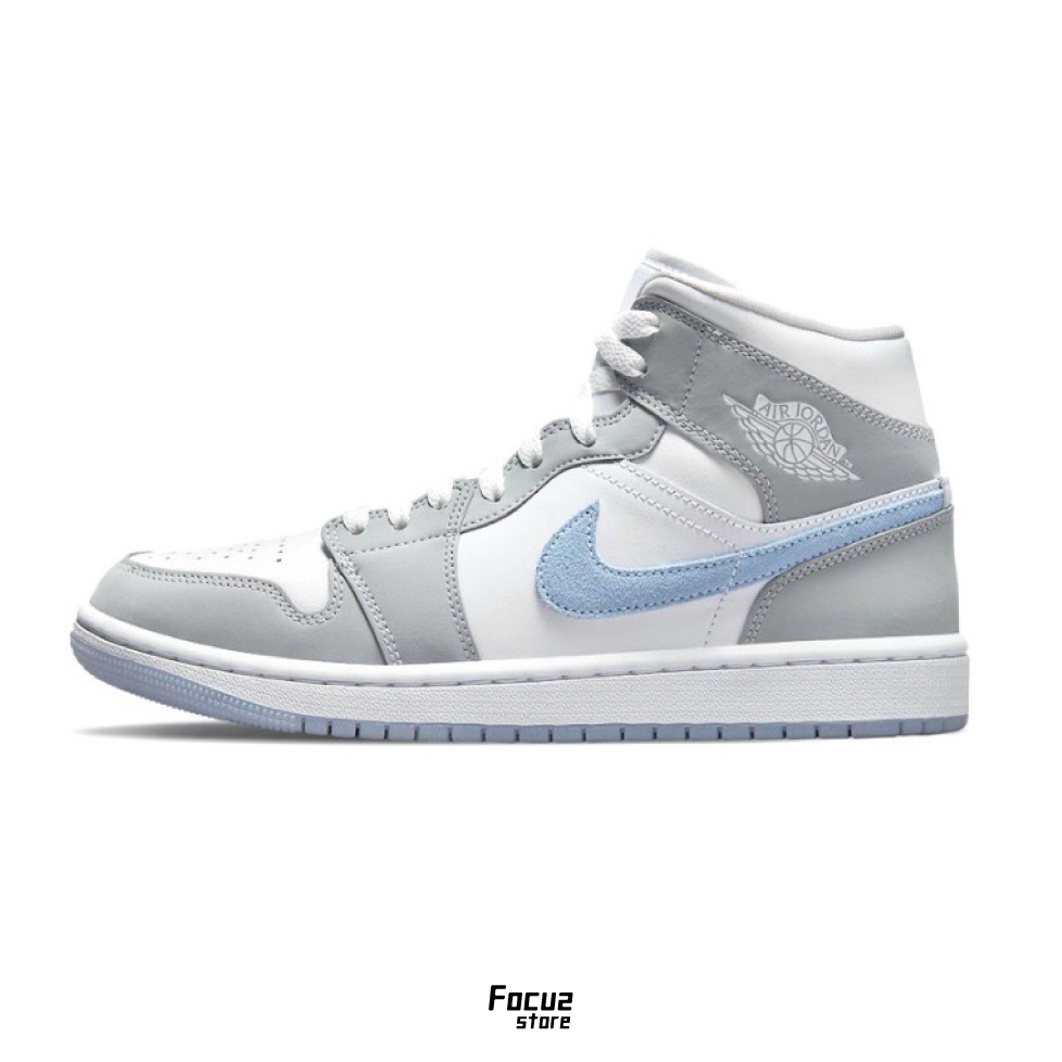 【Focus Store】現貨秒發 Nike Air Jordan 1 Mid "Wolf Grey" 小Dior BQ6472-105