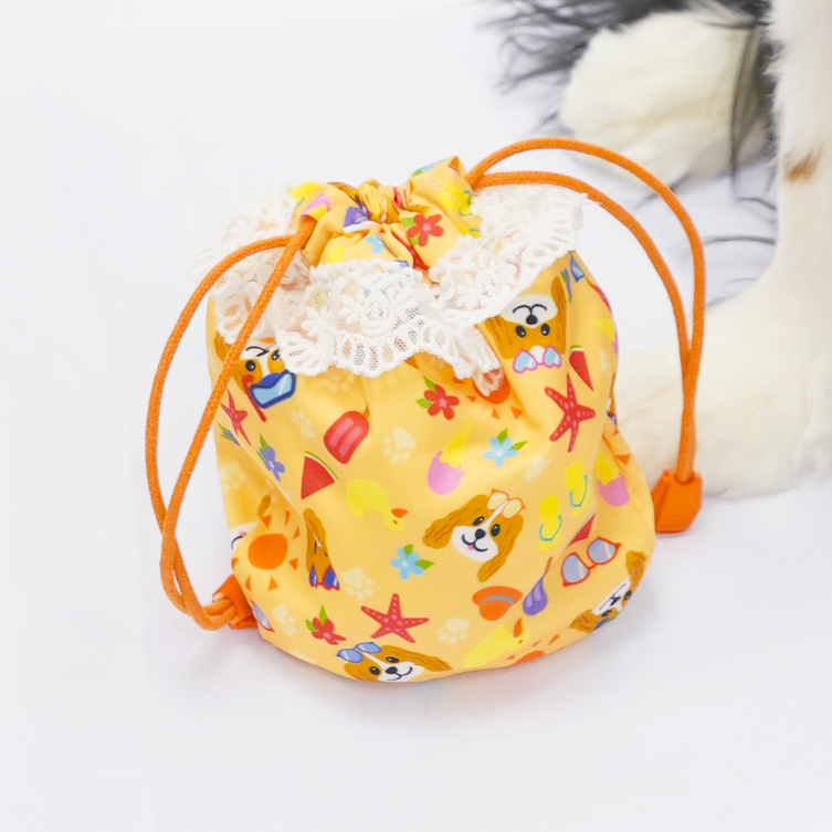 Cavalier King Charles Spaniel Pattern Small Accessory Bag