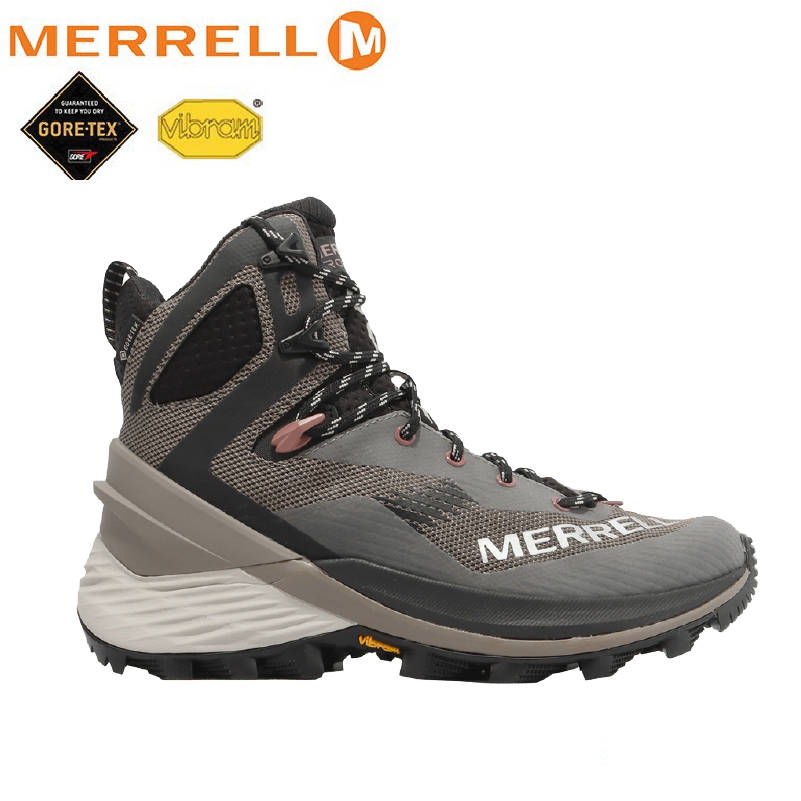 MERRELL 美國 ROGUE HIKER MID GTX 咖啡 33ML037344