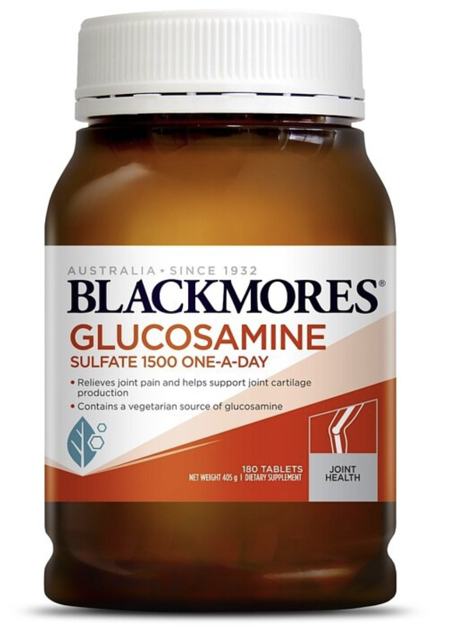 BLACKMORES澳佳寶 關節靈葡萄糖胺 Glucosamine Sulfate 1500 One-a-day 180粒【Exp. Date: 06/12/25】
