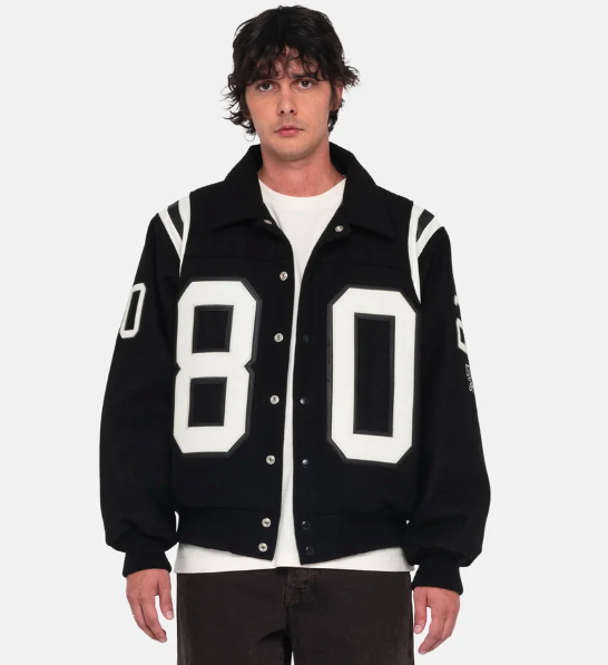 ジャケット・アウター Stussy 80 Wool Varsity Jacket Buy Stussy 80 Wool Varsity Jacket 'Black' - 115713 BLAC | GOAT