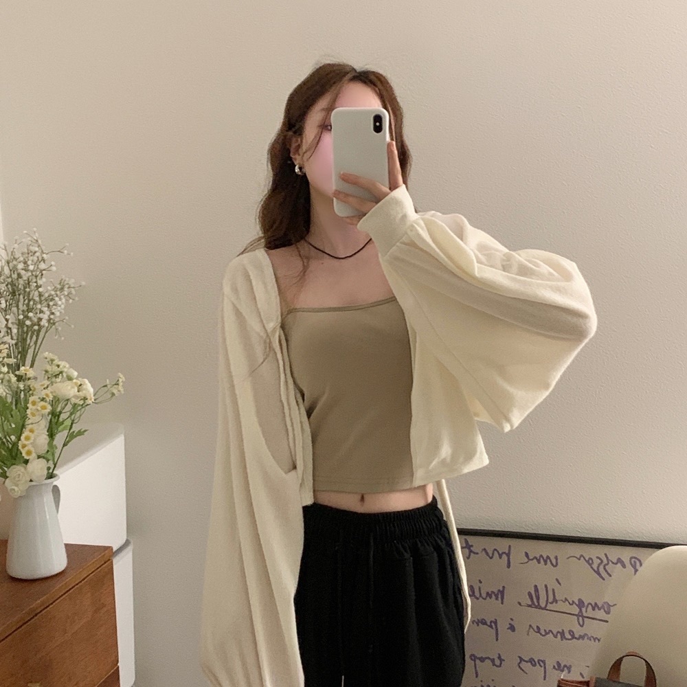 【優惠預訂】韓國綁繩拋袖外套（3色）