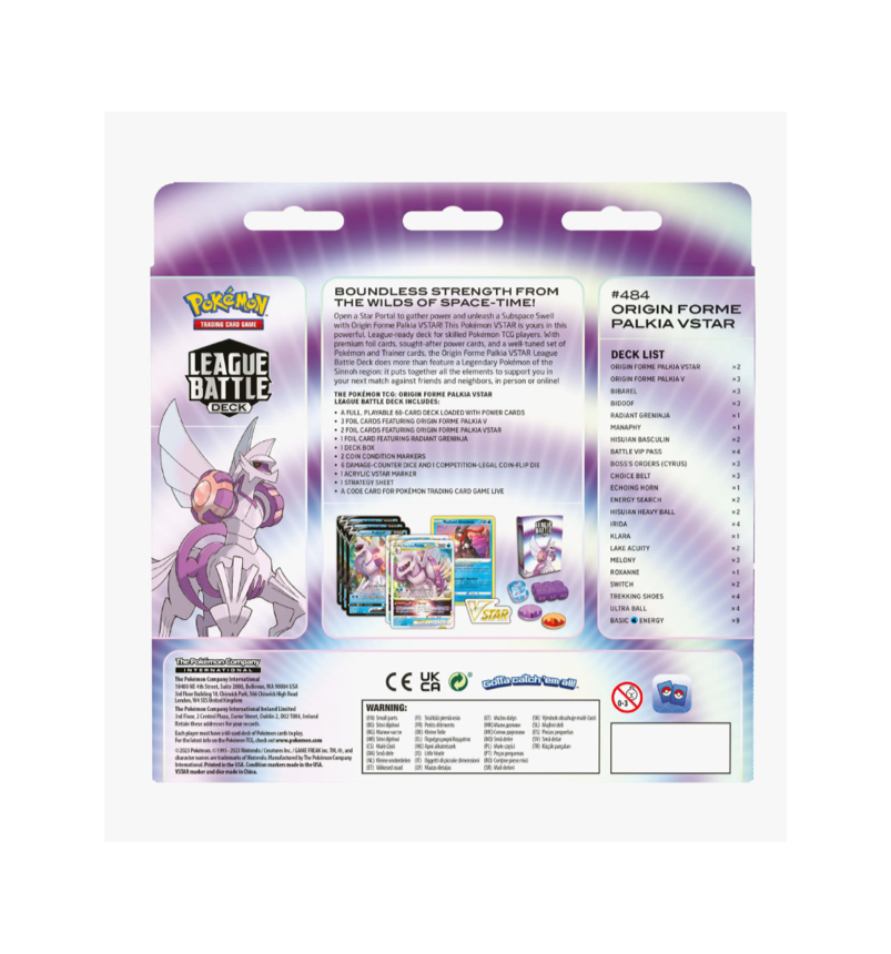 Pokémon TCG: Origin Forme Palkia VSTAR League Battle Deck 帕路奇亞 VSTAR 牌組