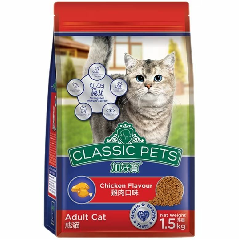 【加好寶】乾貓糧雞肉1.5kg