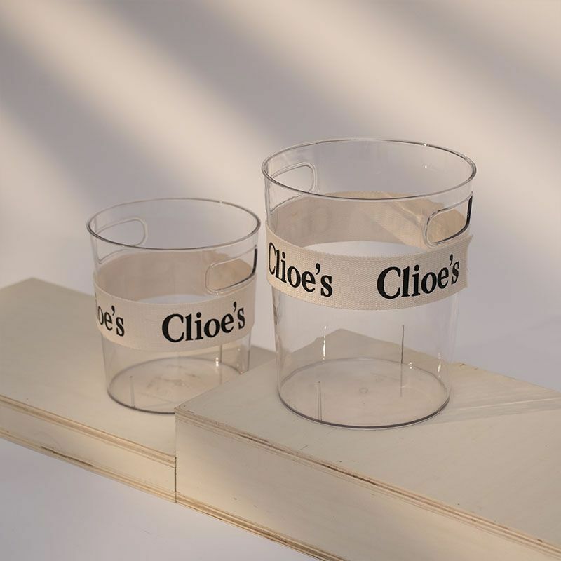 《2942》Clioe's造型字母收納手提圓筒