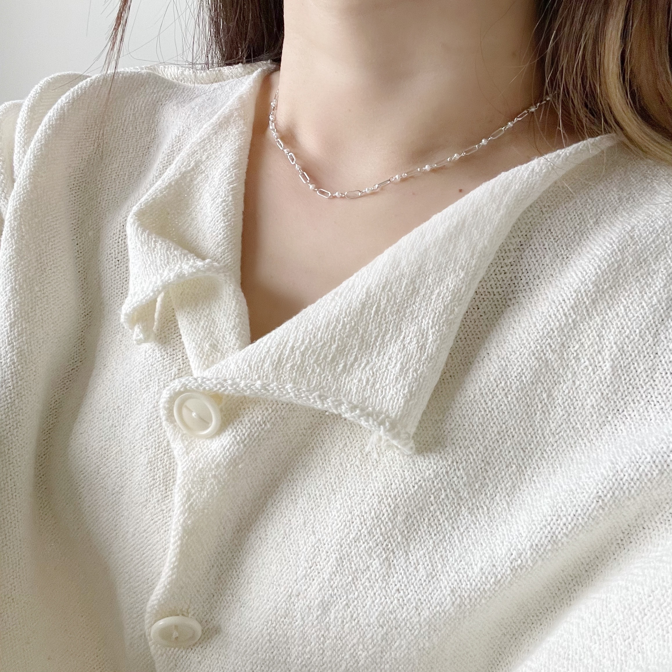 long box珍珠choker