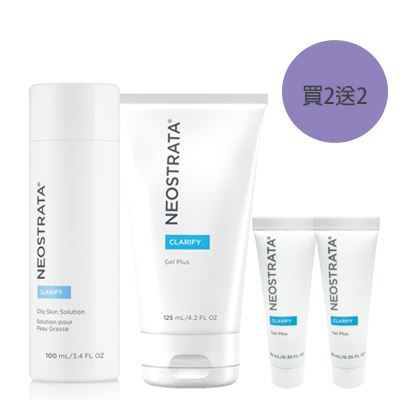 NeoStrata 芯絲翠 果酸油性肌膚必備戰荳組(果酸深層保養凝膠+油性膚質專用果酸溶液)