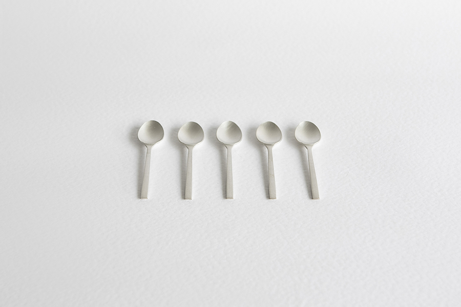 東屋-猿山修 小匙5pcs 真鍮銀