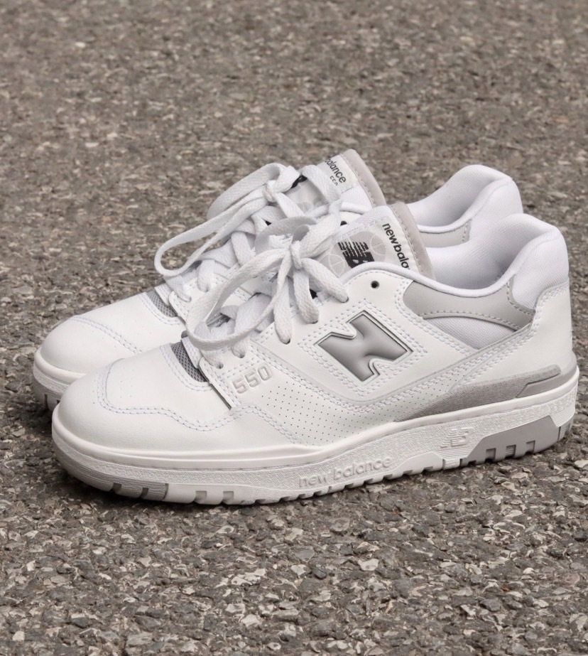 零碼】NEW BALANCE 550 銀雲灰白BB550SWA