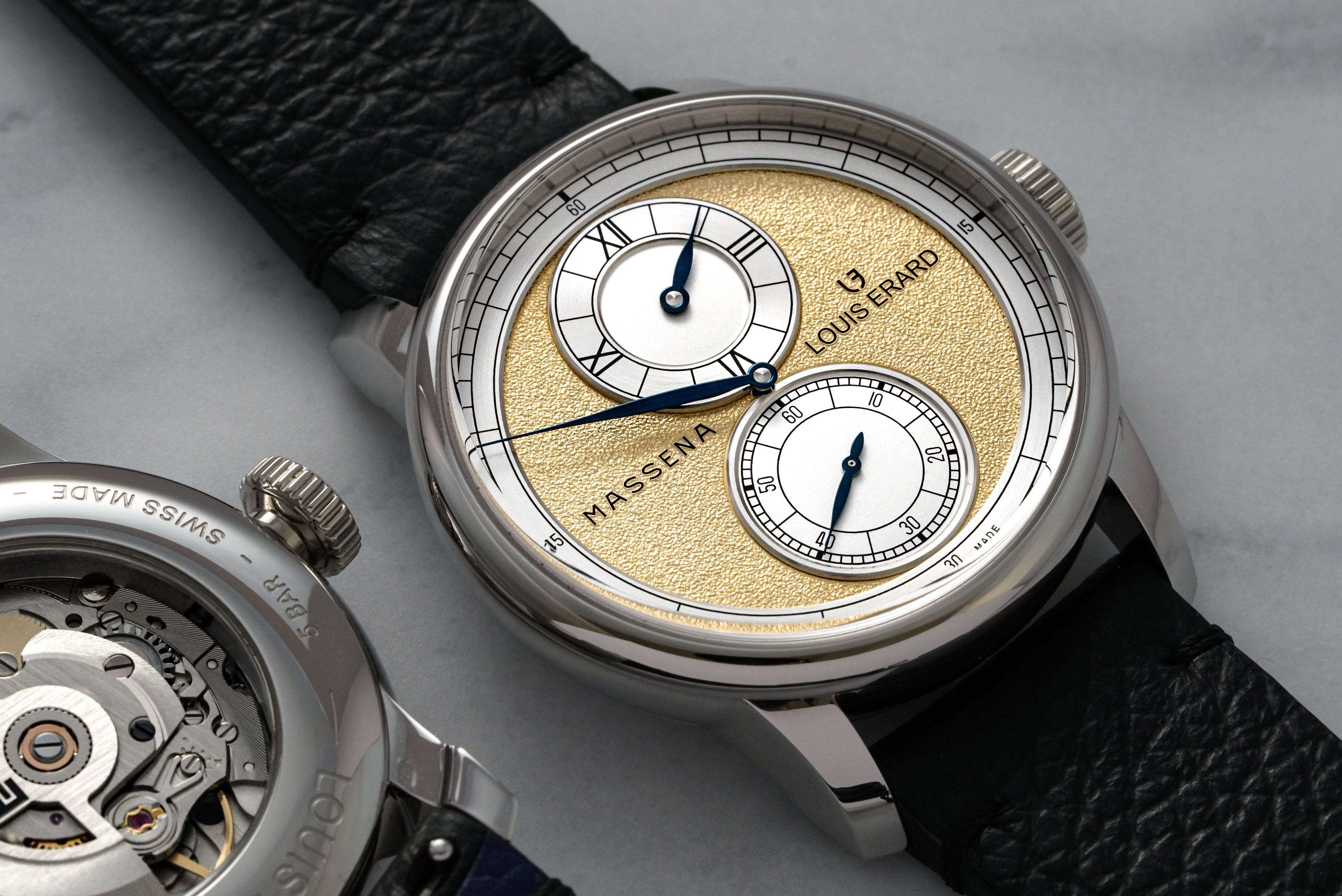 聯名款 Collaboration｜Le Régulateur Louis Erard x Massena LAB Gold