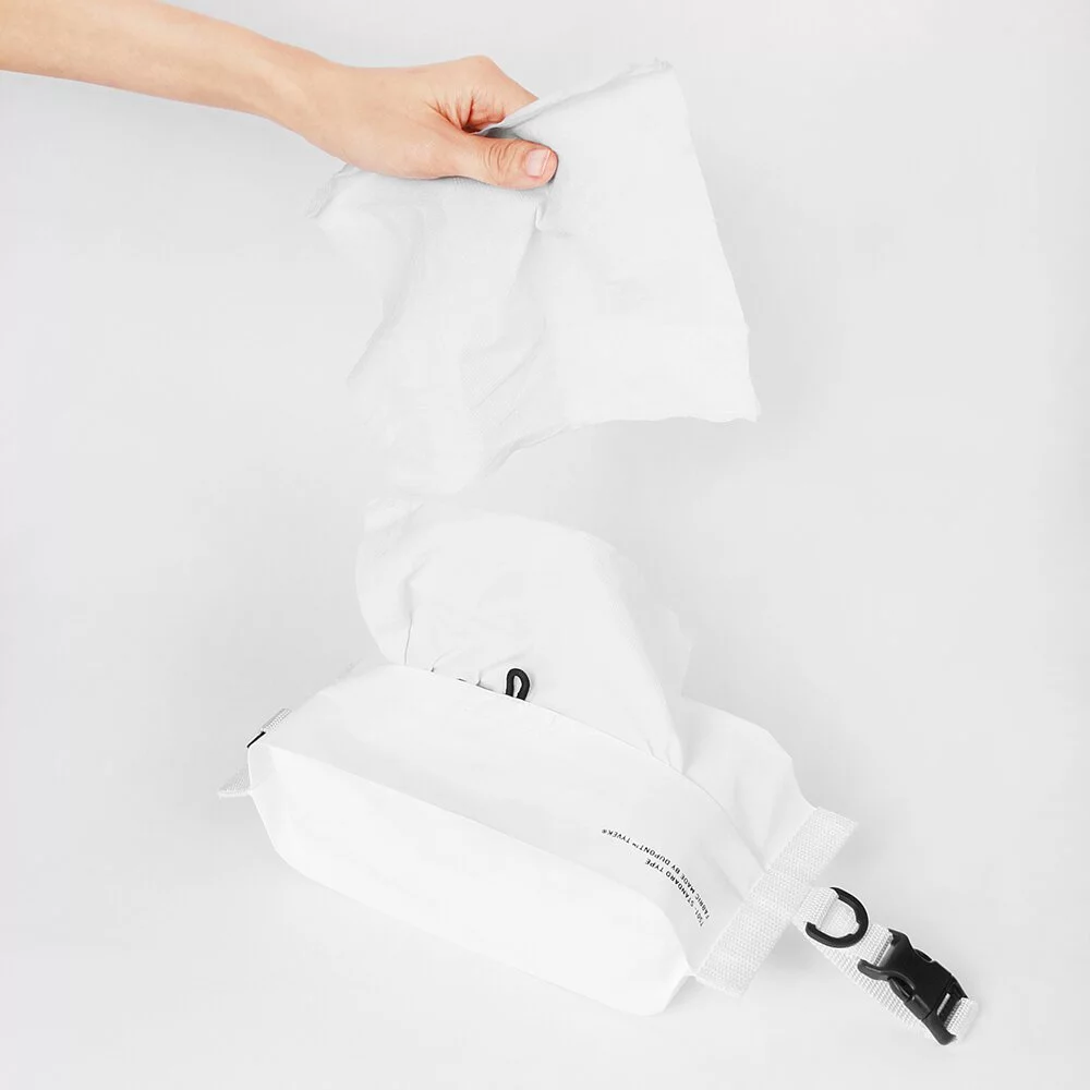 【fyberforma】吊掛式面紙套標準型  白色