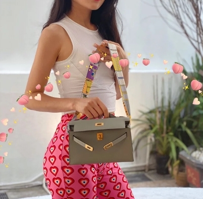 一代 牛皮手提凱莉(22公分)(多色)