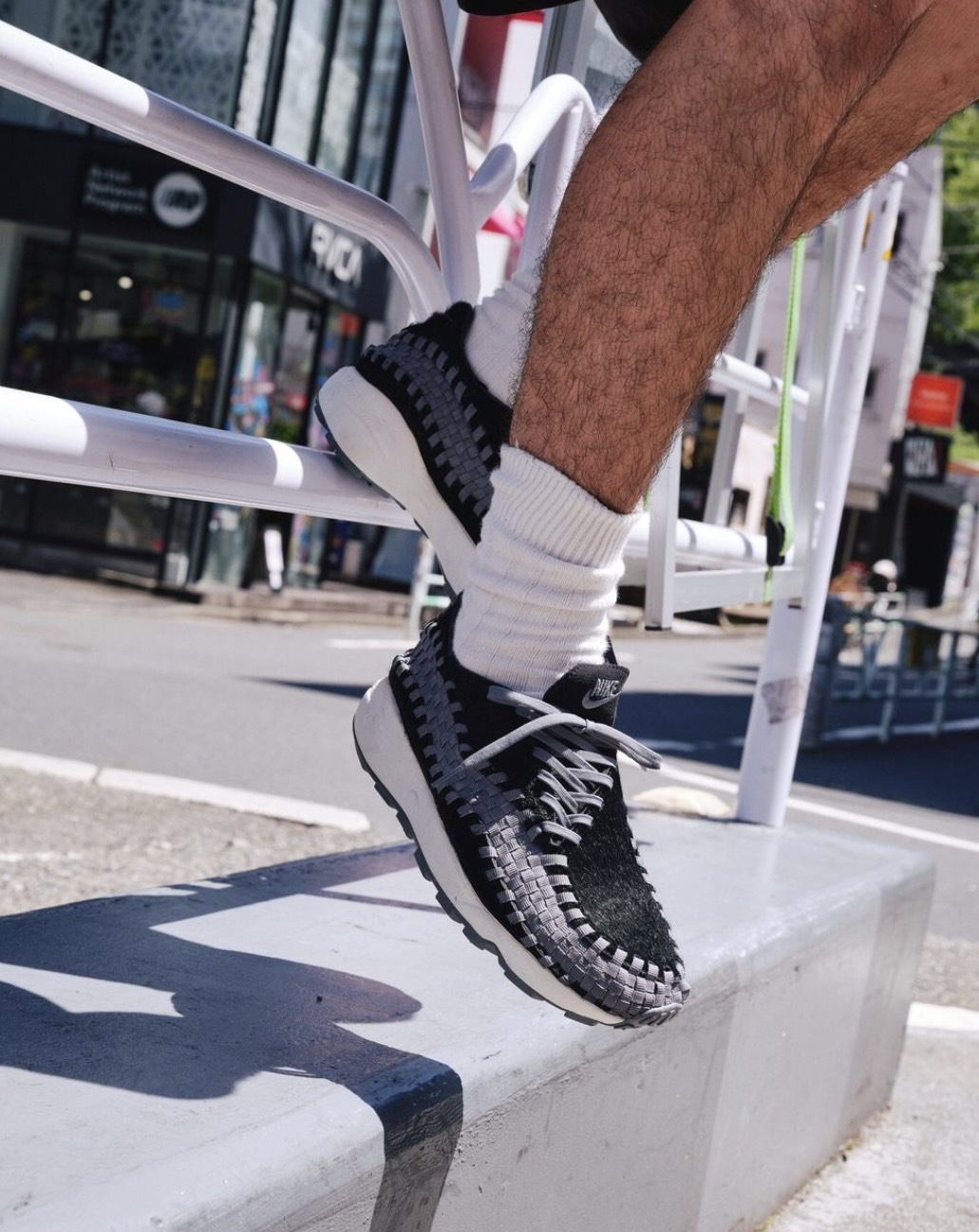 【APAIR】預購 Nike Air Footscape Woven Smoke 黑灰 馬毛 編織 FB1959-001