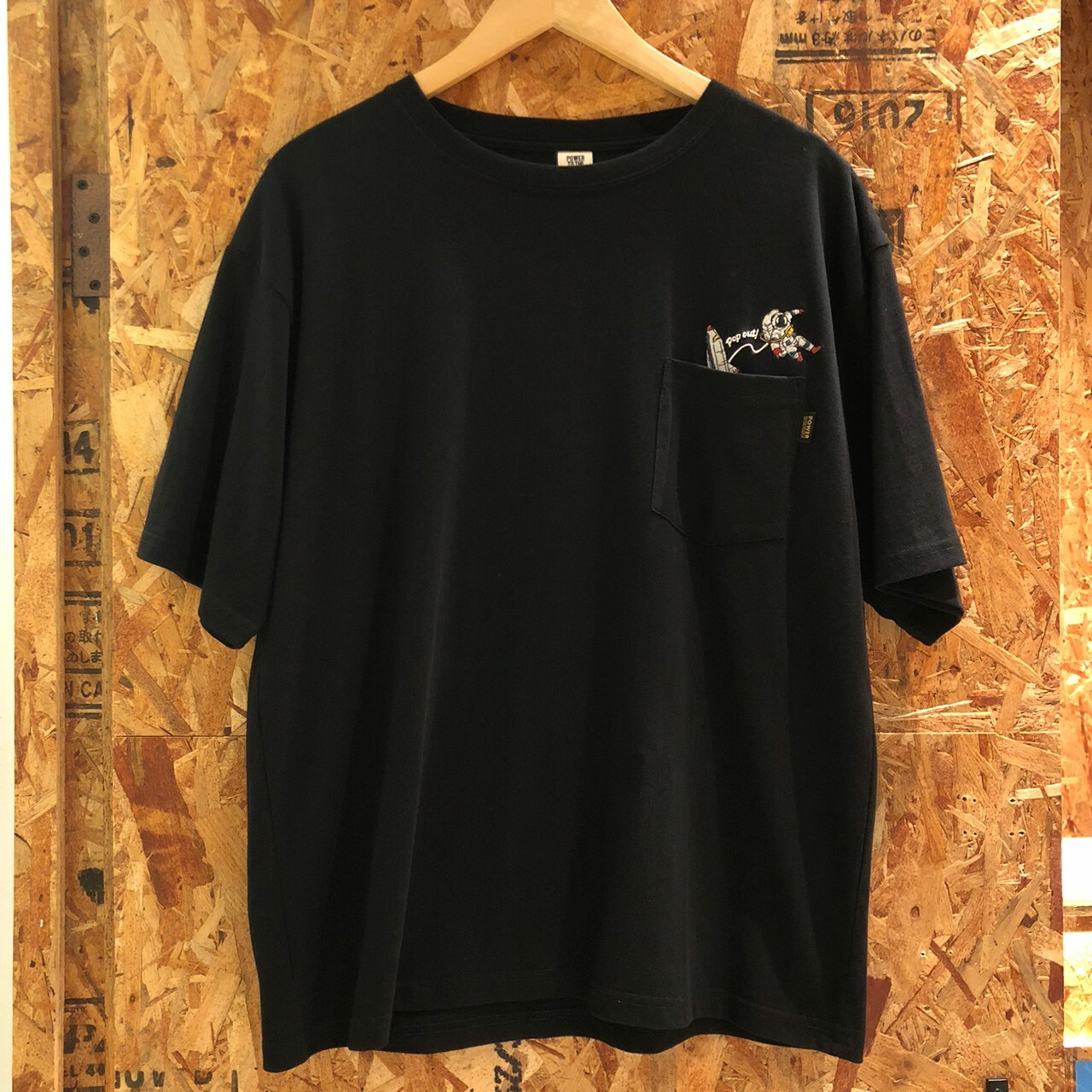 Power To The People 火箭太空人刺繡短袖Tee 3501010-103