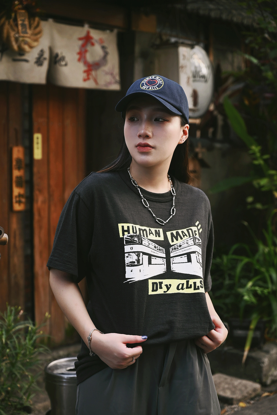 <快速出貨>HUMAN MADE 香港限定 叮叮車 短踢 黑