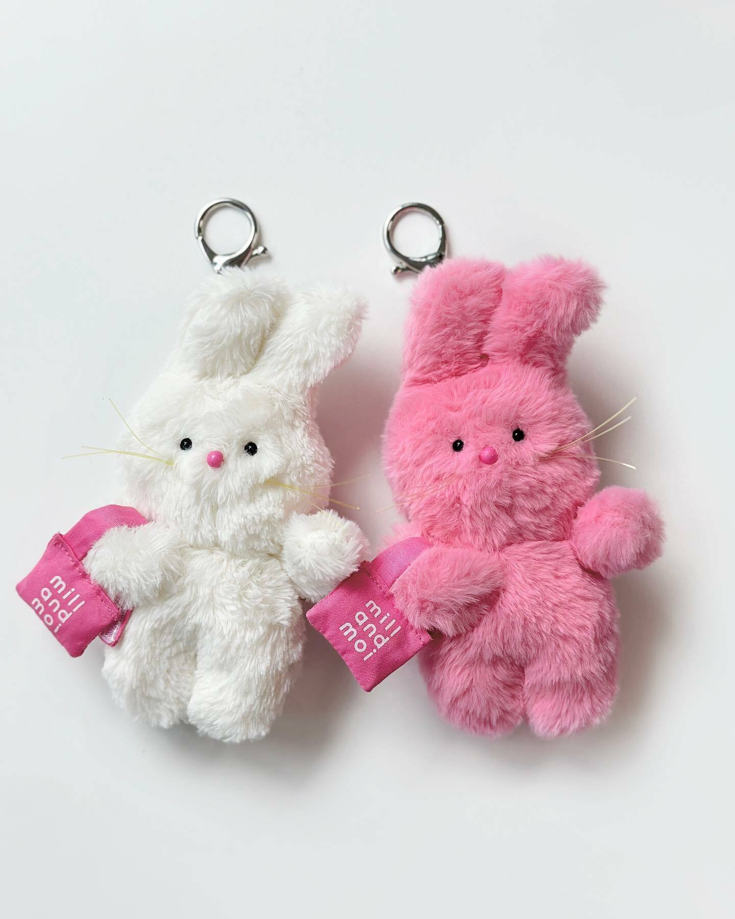 Millandmoi🎀 Moi喵& Bunny兔吊飾鑰匙圈(3款)