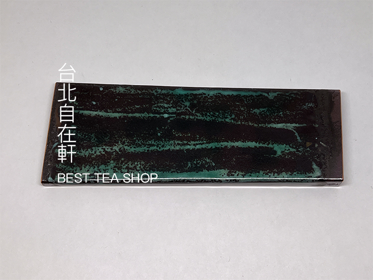 茶香自在】鏨工房紅銅製琺瑯銀箔圖案手工茶則組合