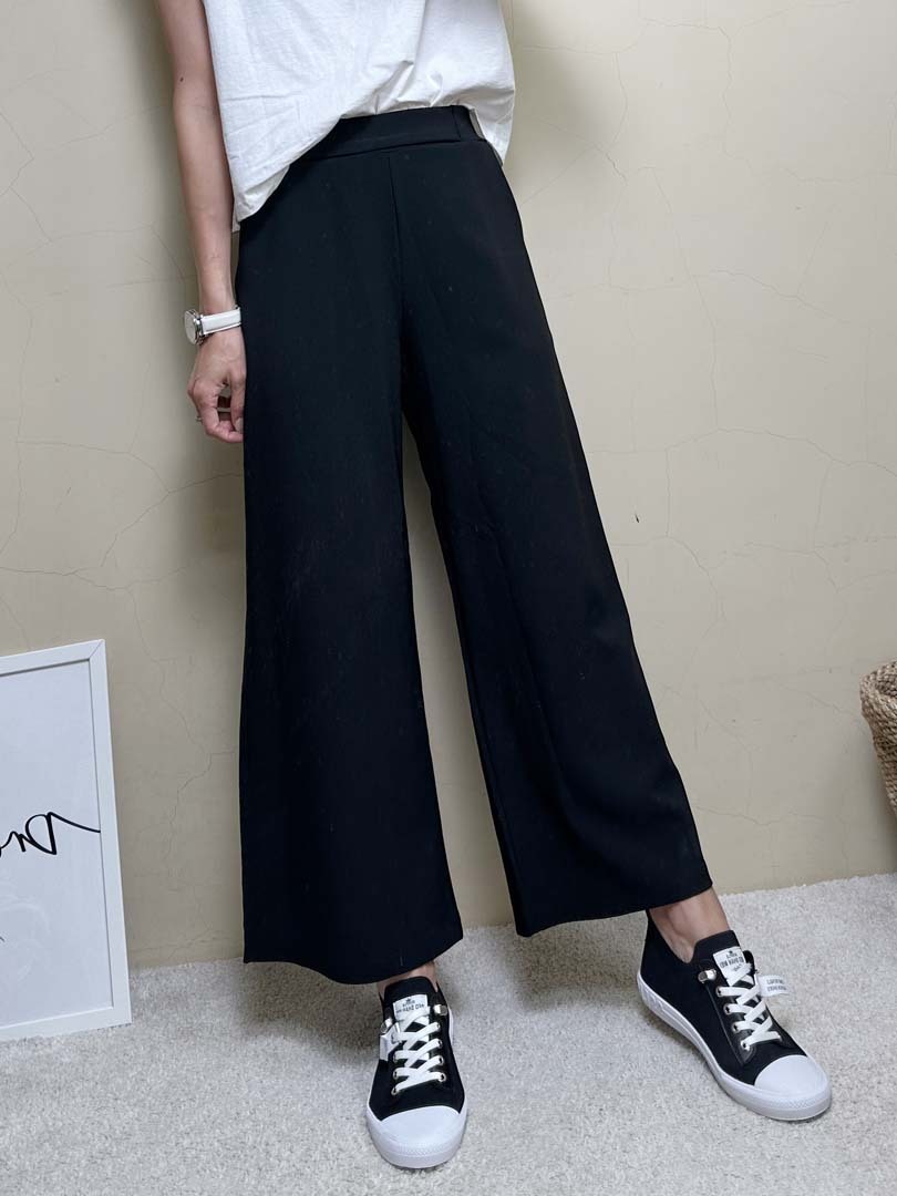 氣質破表雪紡寬褲