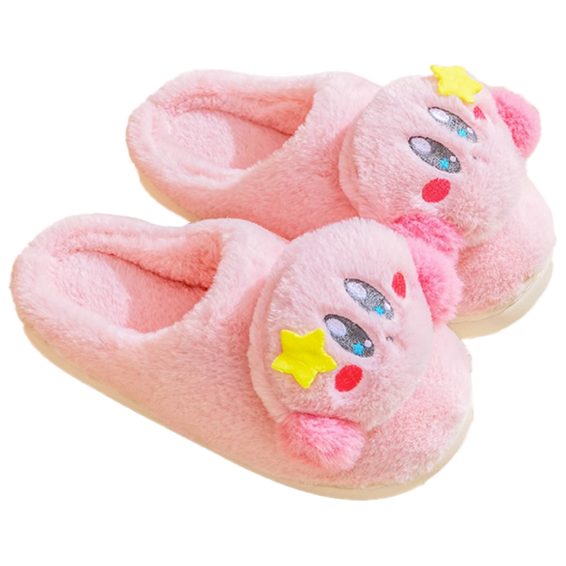 星之卡比 - 精緻絨毛室內拖鞋 Plush Slippers