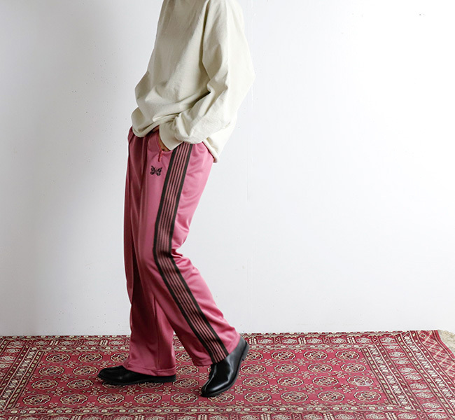 23SS NEEDLES MR286 Track Pant Poly Smooth 直筒(UNISEX)