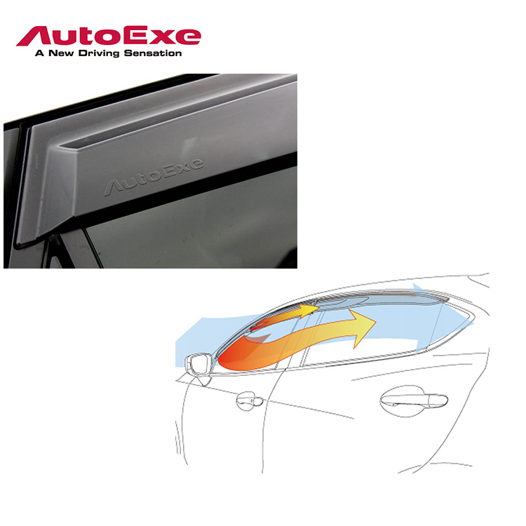 AUTOEXE 晴雨窗 MAZDA3 BM 5門 2015-2019