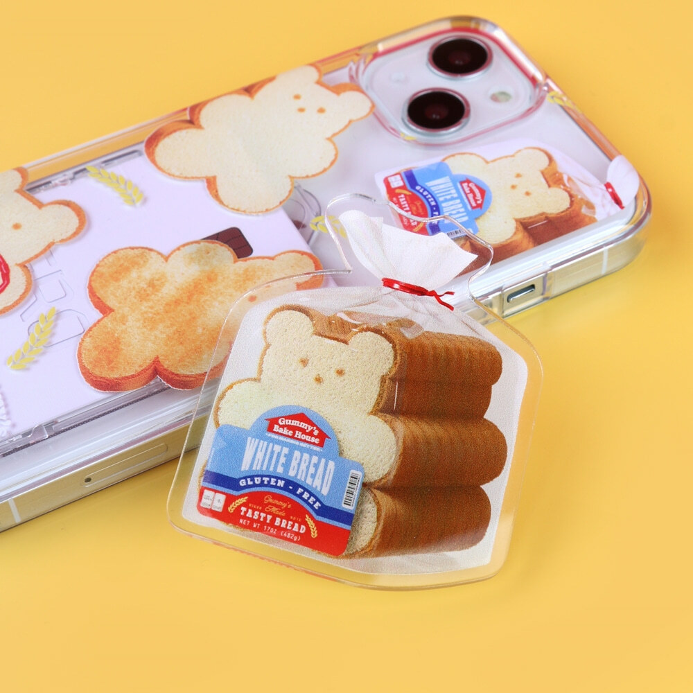 the nine mall - white bread gummy acrylic smart tok