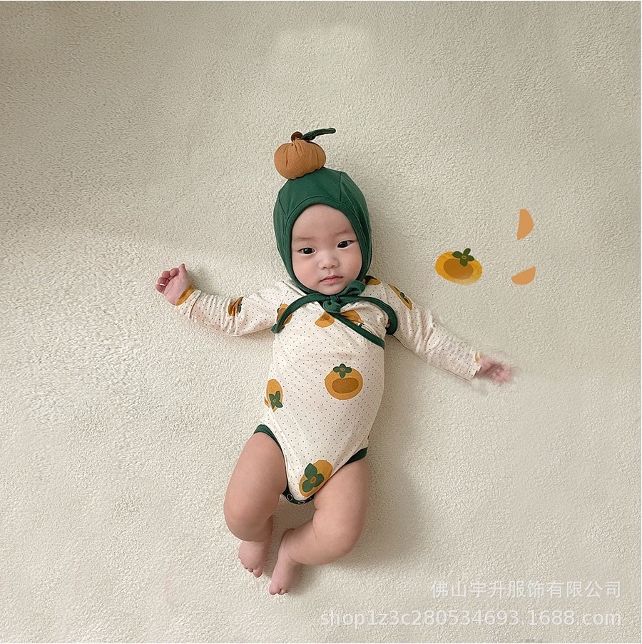 可愛小柿子包屁衣/上衣裙子組