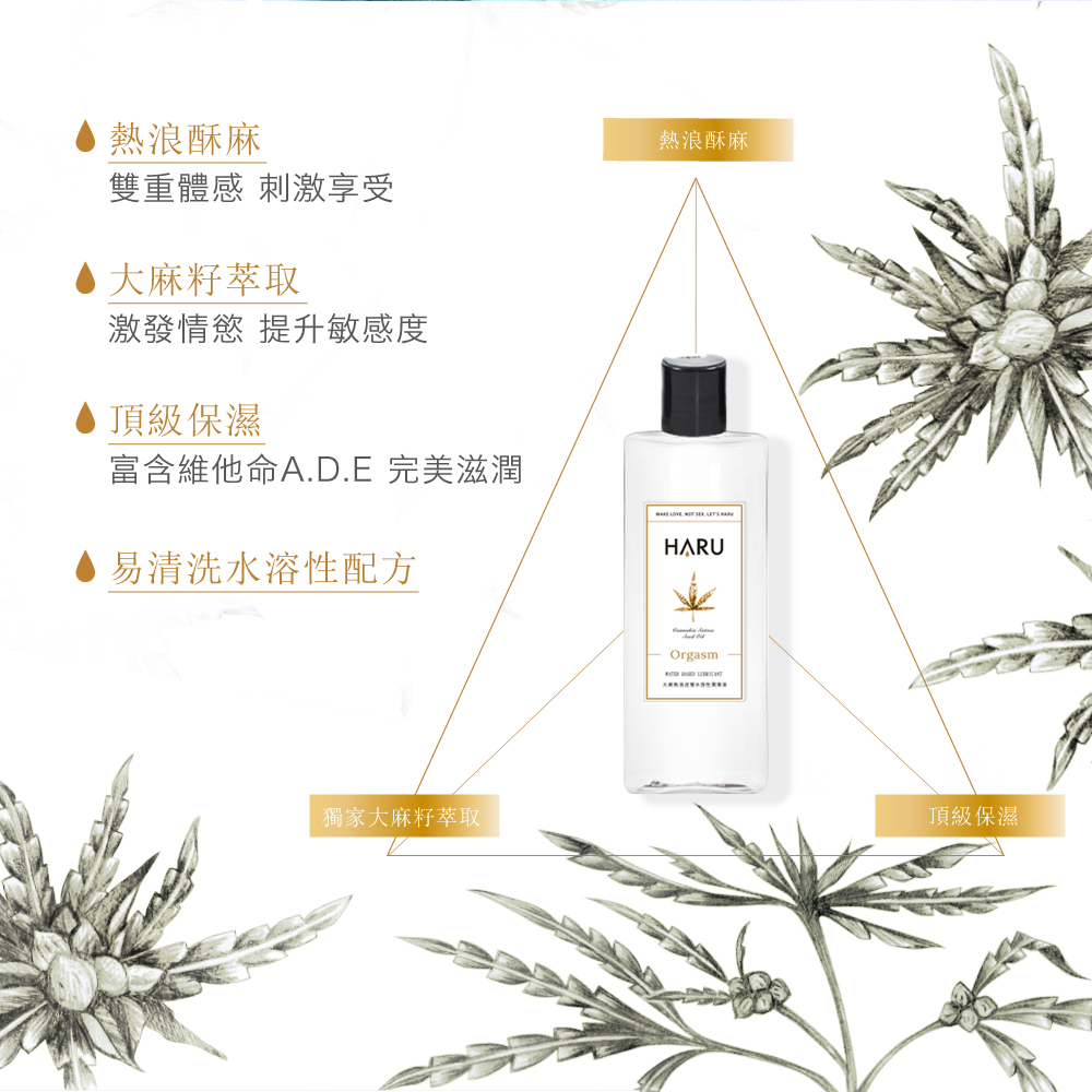 HARU Orgasm 大麻熱浪迷情水溶性潤滑液150ml