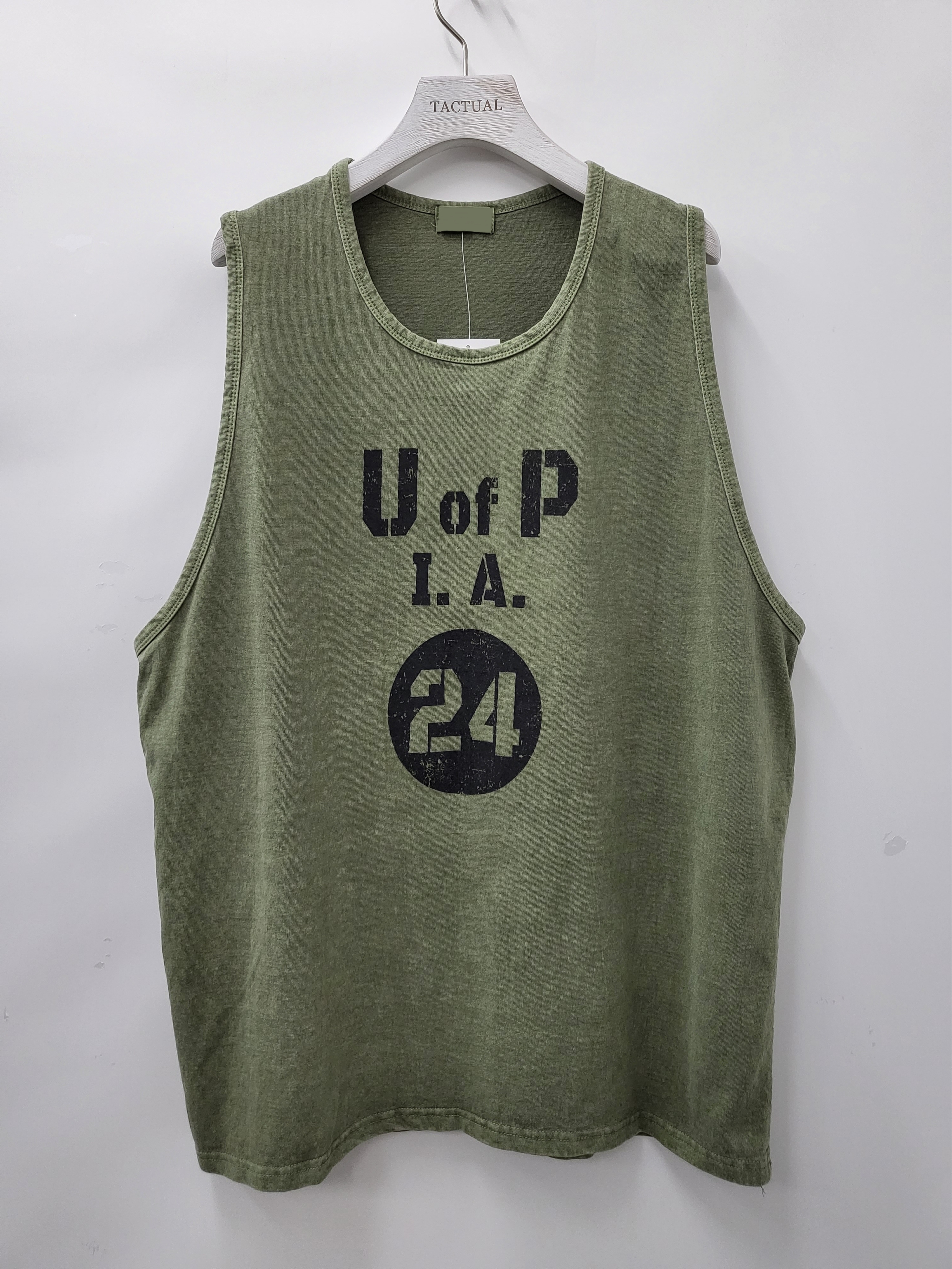 英文字背心 V1027