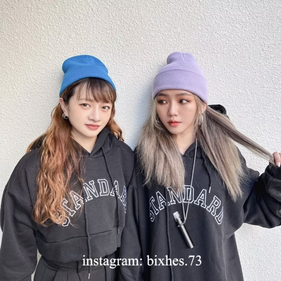 素色反折毛帽(H00026)