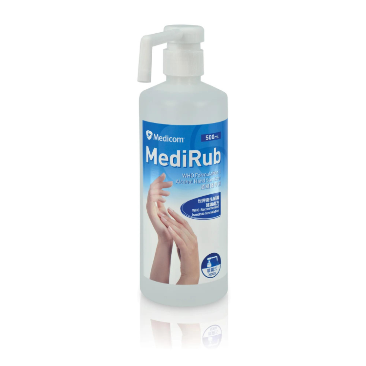 MediRub WHO F1 消毒搓手液 500ml (世界衛生組織建議處方)
