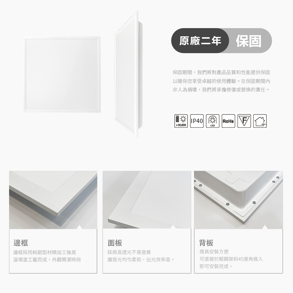 新しい世代 節能標章平板燈 4x1 訂製品