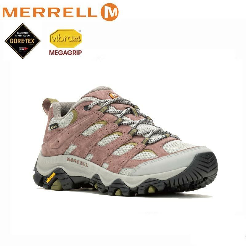 MERRELL 美國 MOAB 3 GTX 玫瑰 防水多功能健行鞋 女款 33ML037500