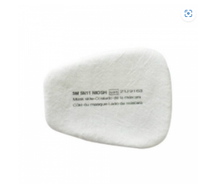 3M N95防塵濾棉(適用6000豬咀口罩)(10塊/盒)-[5N11]