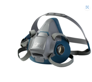 3M 6502 半面雙罐式防毒豬咀口罩-[6502]