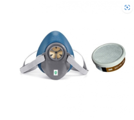 3M HF-52C新款套裝豬咀口罩(防氣味)(HF-52+3311K-55)-[HF-52C]