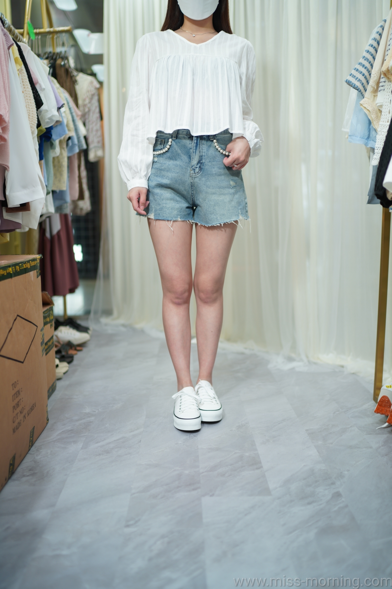 V領清新娃娃Top(13377)