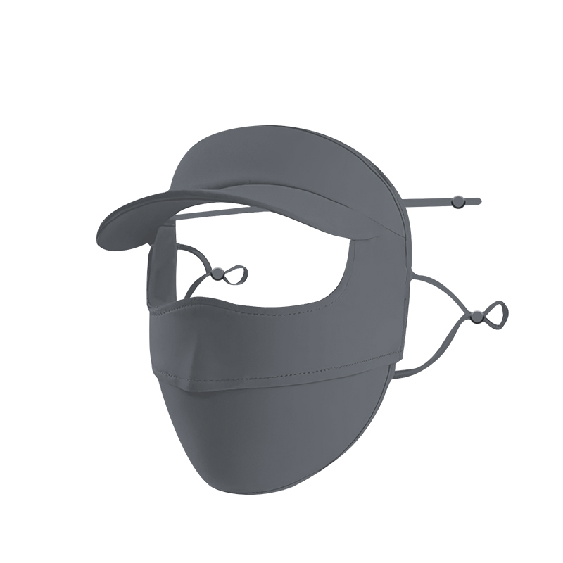 Lanchester 冰絲防曬系列 冰絲防曬口罩+帽(灰色)(1枚入)