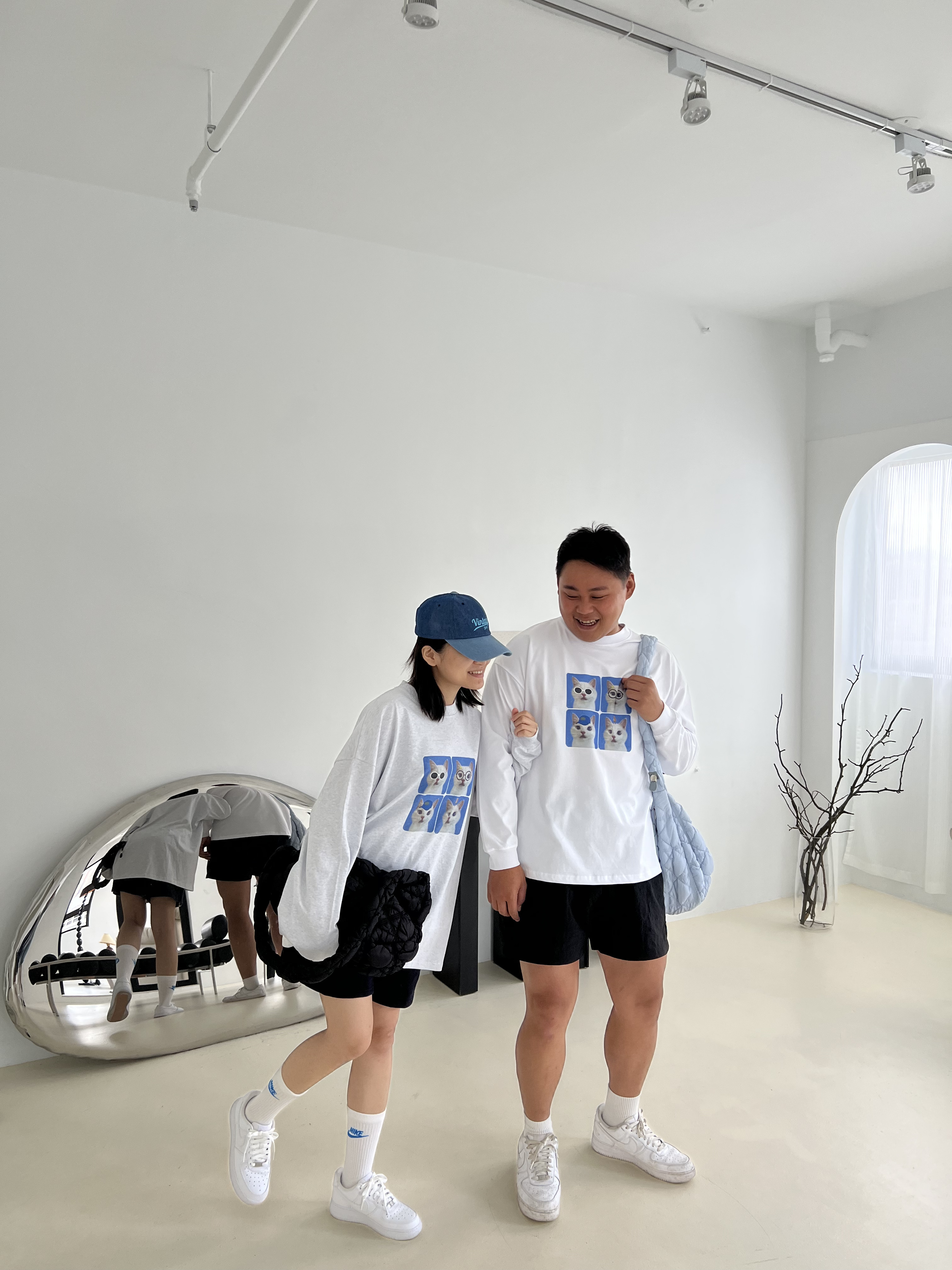 現貨｜咖哇伊 四格貓貓薄長袖