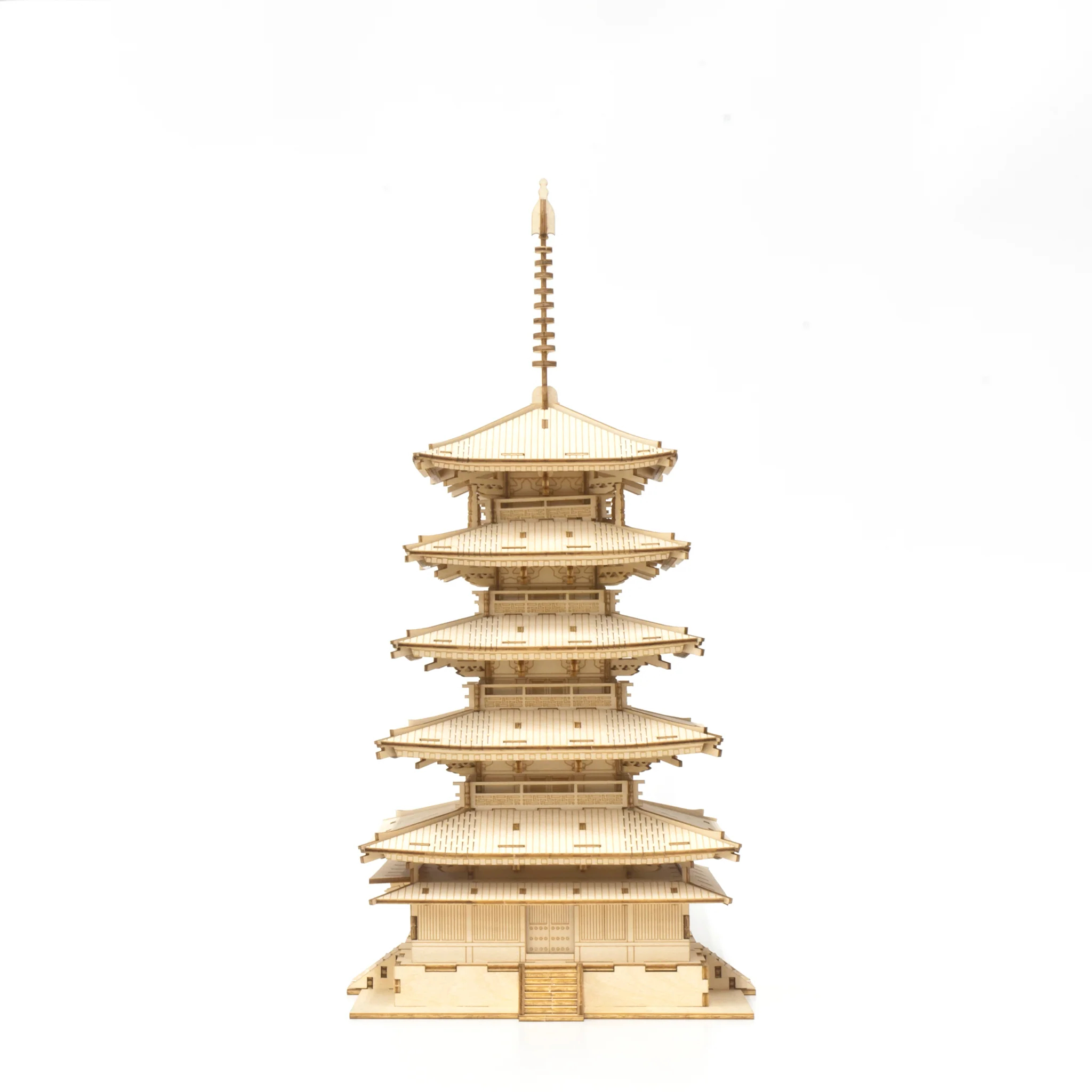 JIGZLE (E) 3D PLYWOOD PUZZLE - Five Story Pagoda