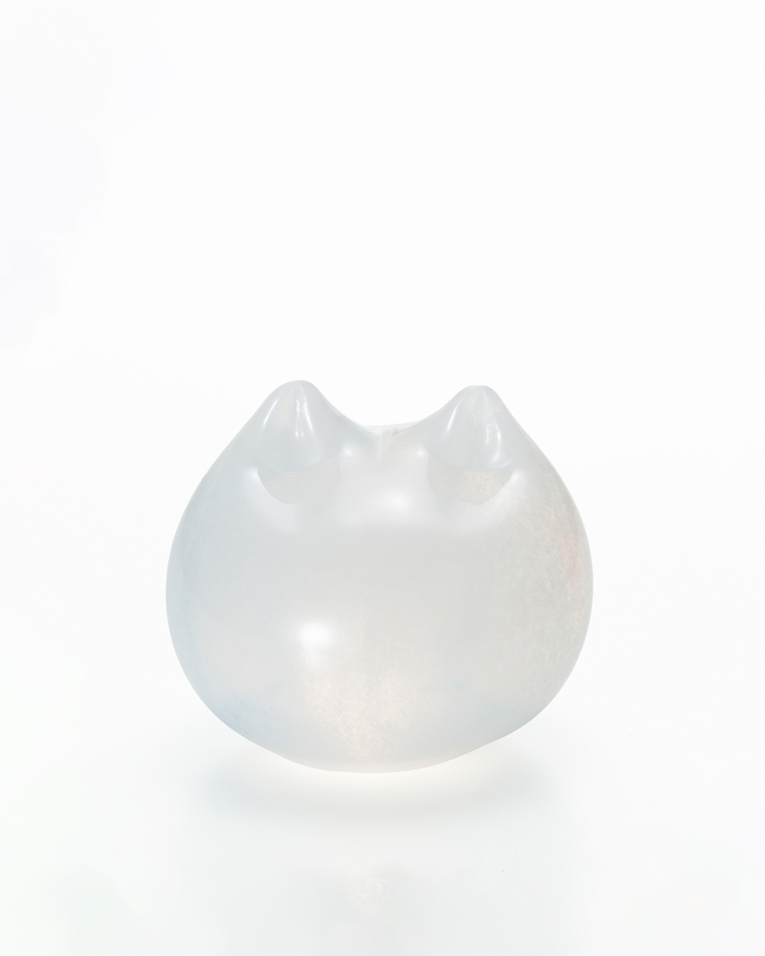 Coconeco 貓兒紙鎮／擺設 白色｜石塚硝子