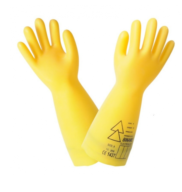 "BINAME" 比利時 電工絕緣手套(36CM長)